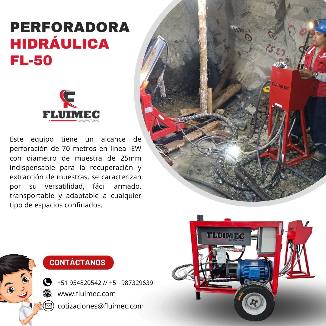 FL-50 HIDRAULICA PERFORADORA DIAMANTINA